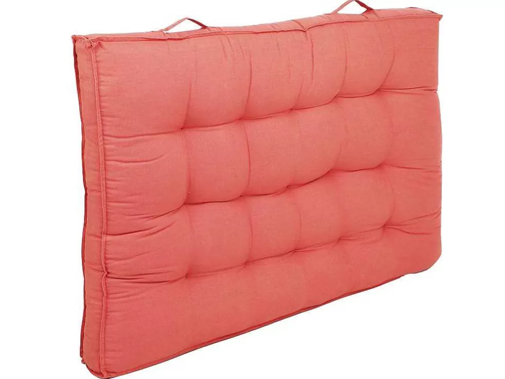OZAIA Almofada De Palete Em Algodao 80 X 120 X 12 Cm Cor Coral - Baila* Decoração De Jardim