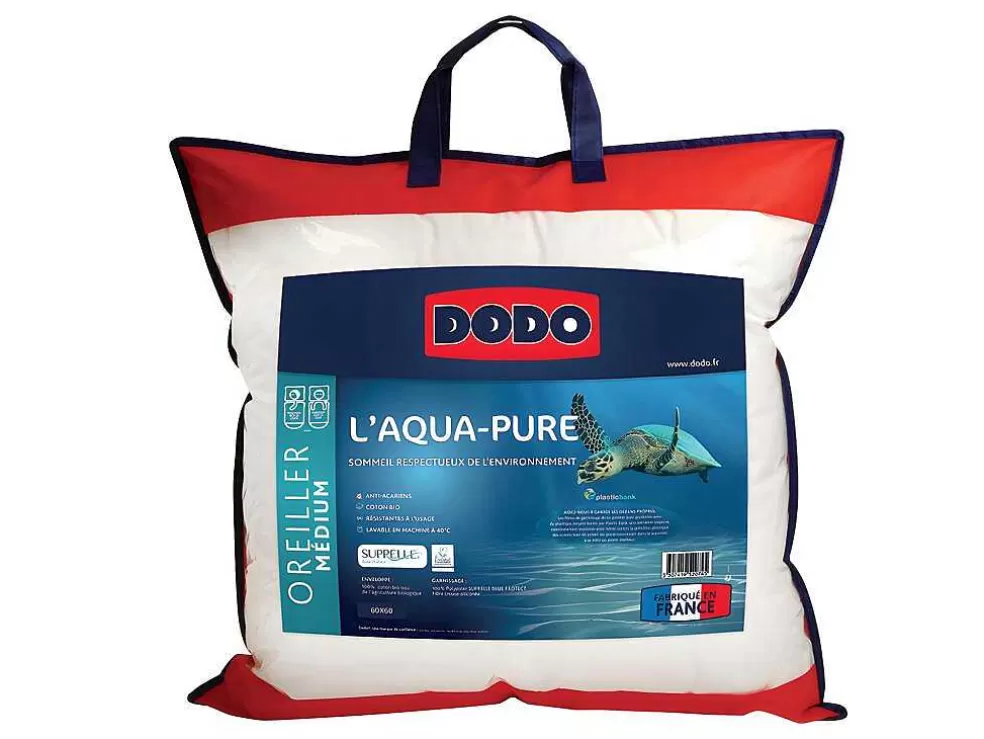 DODO Almofada Aqua-Pure De 60 X 60 Cm - Capa 100% Algodao Biologico* Almofada