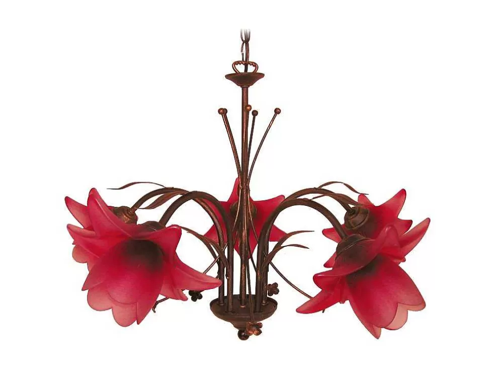 TOSEL Aplique Pampilles Tecido Braco Lampada D25 X H9 Cm* Lustre
