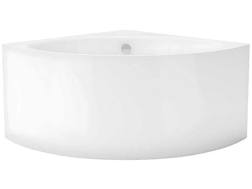Shower & Design Banheira De Canto 198 L 120 X 120 X 63 Cm Branco Acrilico - Cobitis* Banheira De Canto