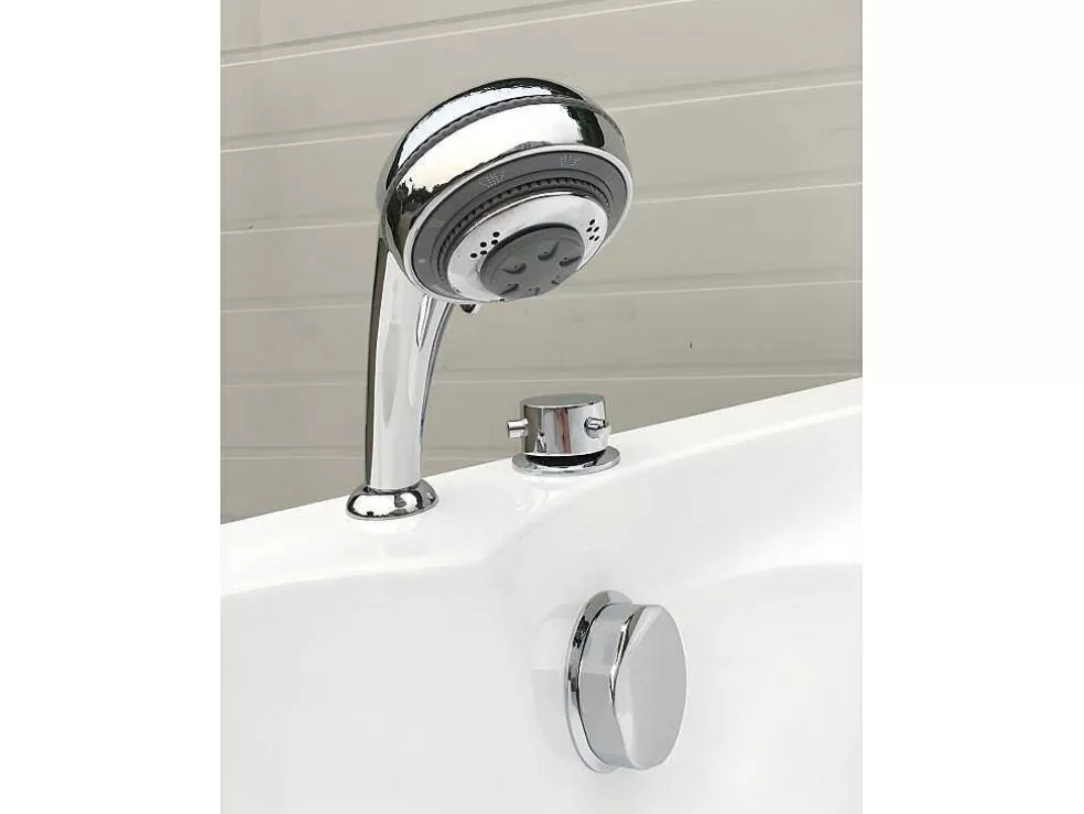 Shower & Design Banheira De Canto Navona - 1 Péssoa - 263 L - C135 X L135 X A54 Cm* Banheira De Canto