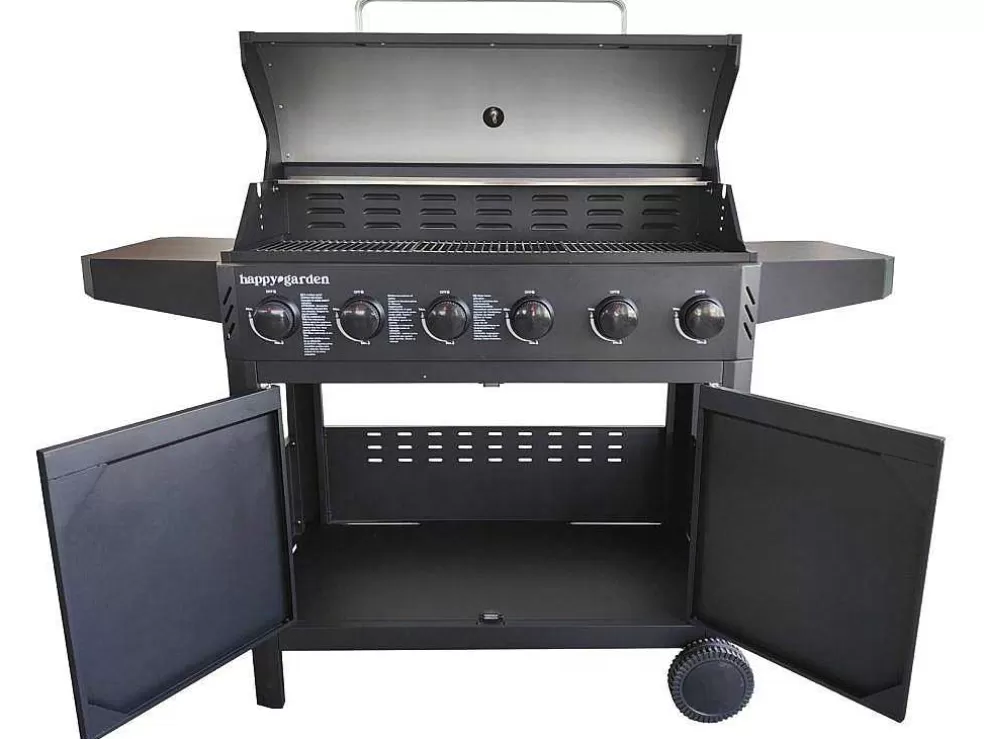 Happy Garden Barbecue A Gas Izalco - 6 Queimadores 15Kw* Barbecue, Braseiro De Jardim, Plancha