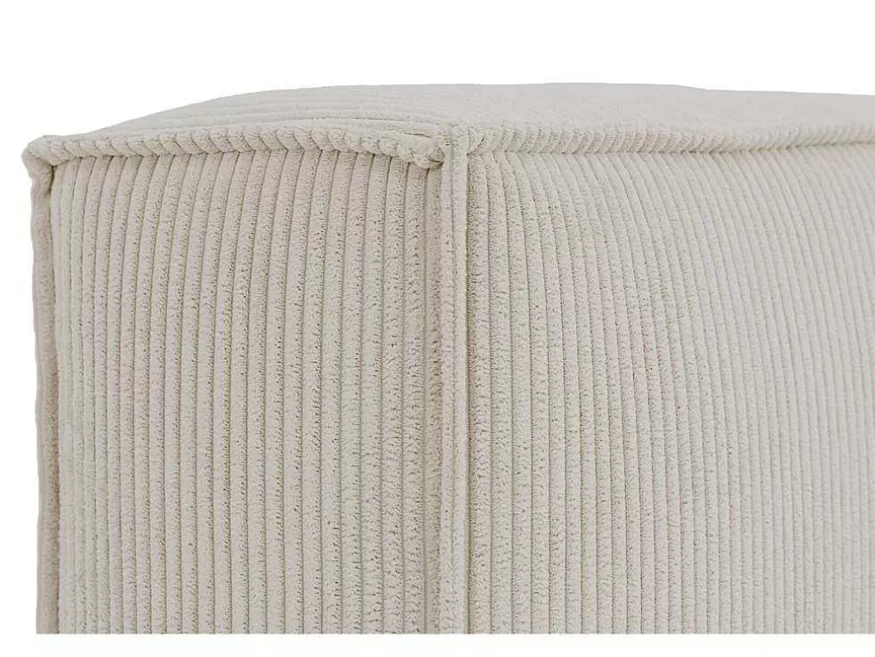 PASCAL MORABITO Cabeceira De Cama 220 Cm Veludo Canelado Bege - Timano De * Cabeceira E Ponte De Cama