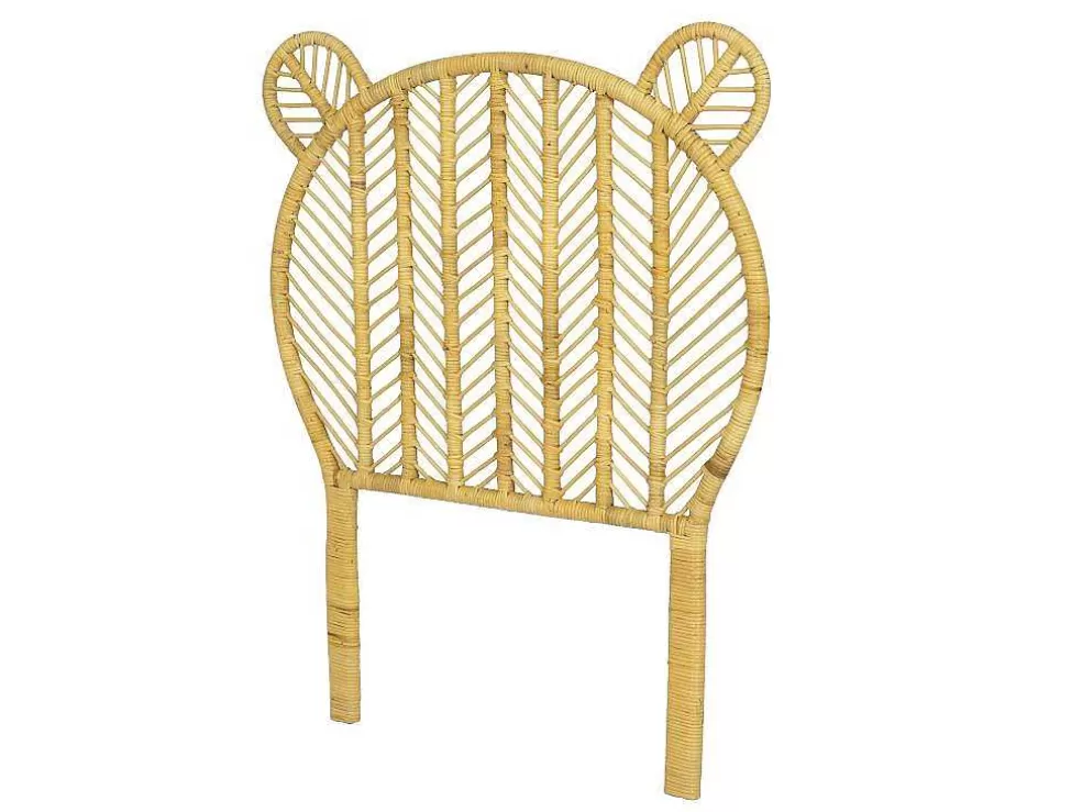 Vente-unique Cabeceira De Cama 90 Cm Vime Cor Natural - Tedyo* Móvel Para Quarto De Crianças