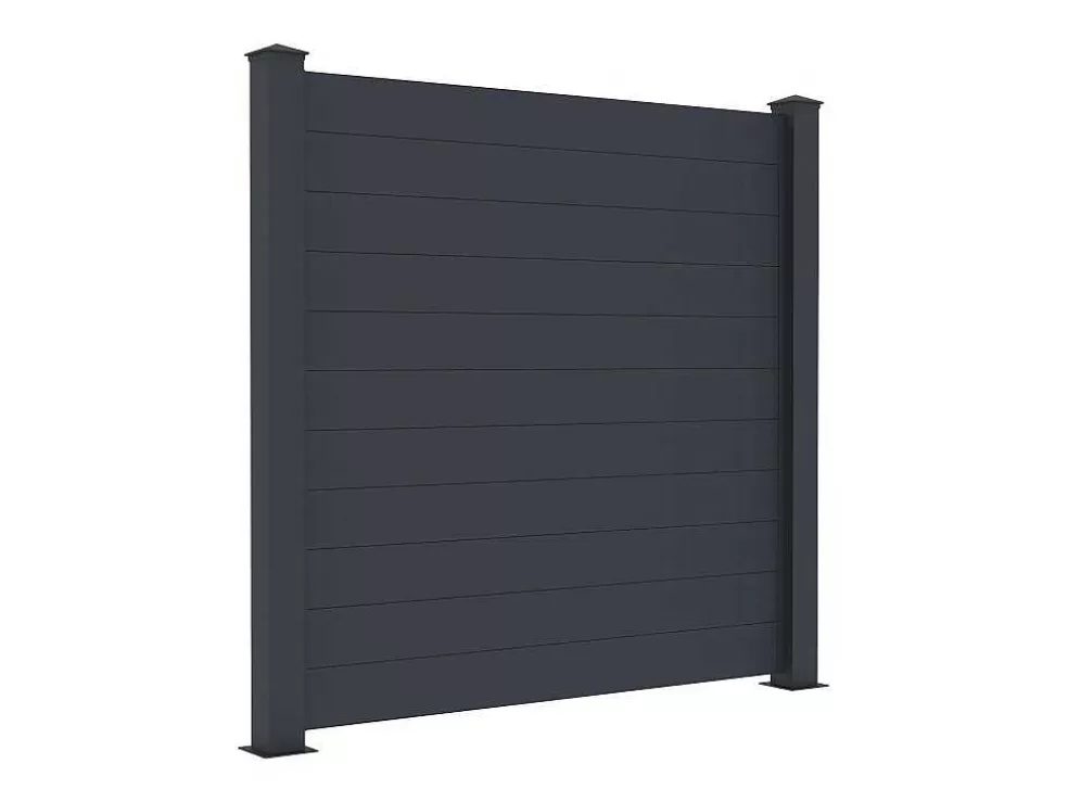EXPERTLAND Cerca De Pousar A182 X L188,6 Cm Aluminio Antracite - Otavio* Canico E Cerca