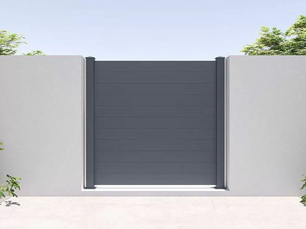 EXPERTLAND Cerca De Pousar A182 X L188,6 Cm Aluminio Antracite - Otavio* Canico E Cerca