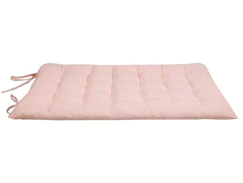 OZAIA Colchão De Chao Em Algodao C.120 X L.60 Cm Cor-De-Rosa - Varino* Têxtil De Casa