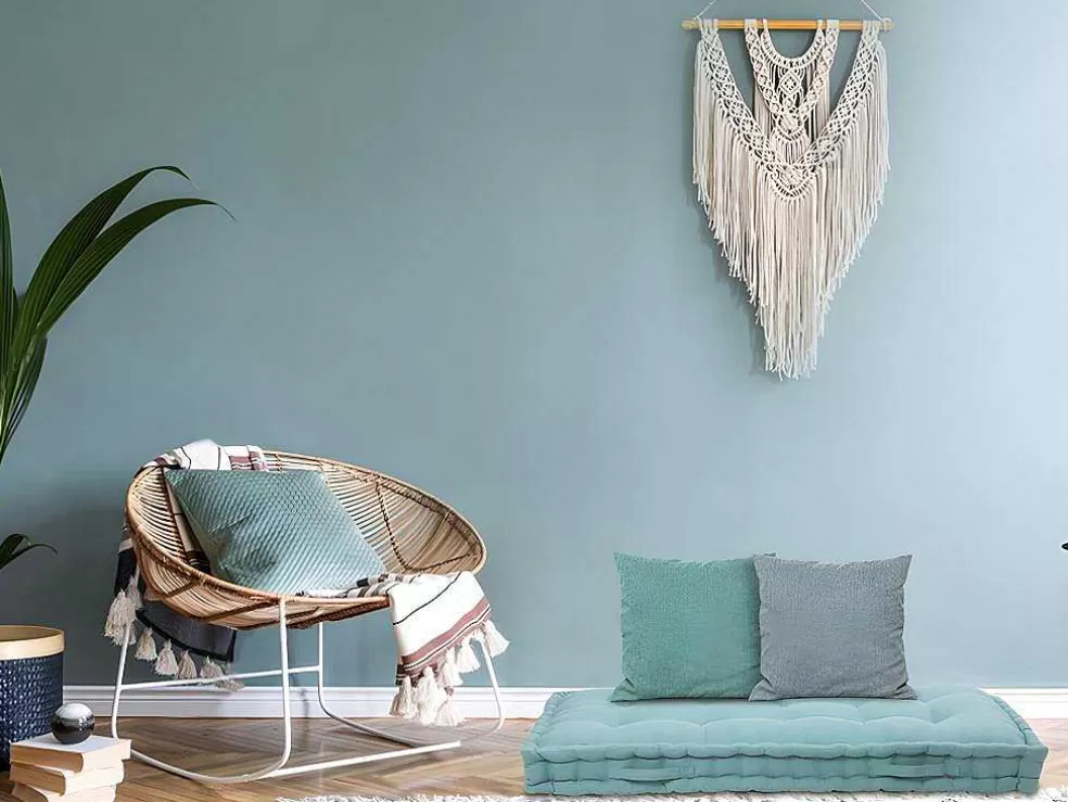 OZAIA Colchão Para Palete Em Algodao 120 X 60 X12 Cm Azul - Molia* Têxtil De Casa