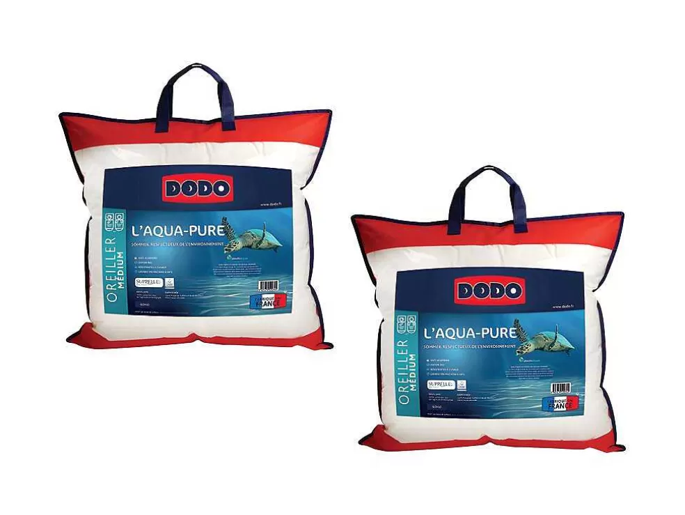 DODO Conjunto De 2 Almofadas Aqua-Pure De 60 X 60 Cm - Capa 100% Algodao Biologico* Almofada