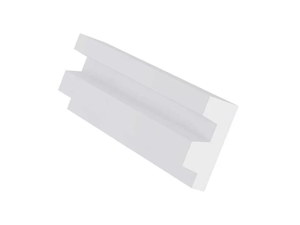 Vente-unique Conjunto De 3 RodaPés Em Polistireno C290 X A5 Cm Branco - Ardeo* Rodape