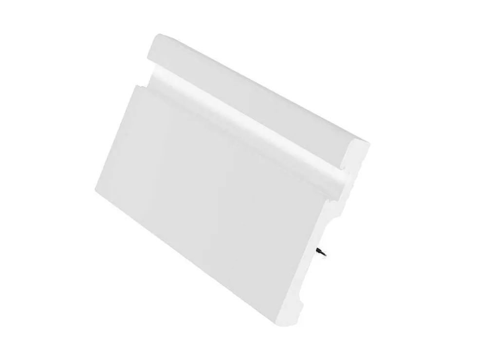 Vente-unique Conjunto De 3 RodaPés Em Polistireno C290 X A12 Cm Branco - Ateno* Rodape