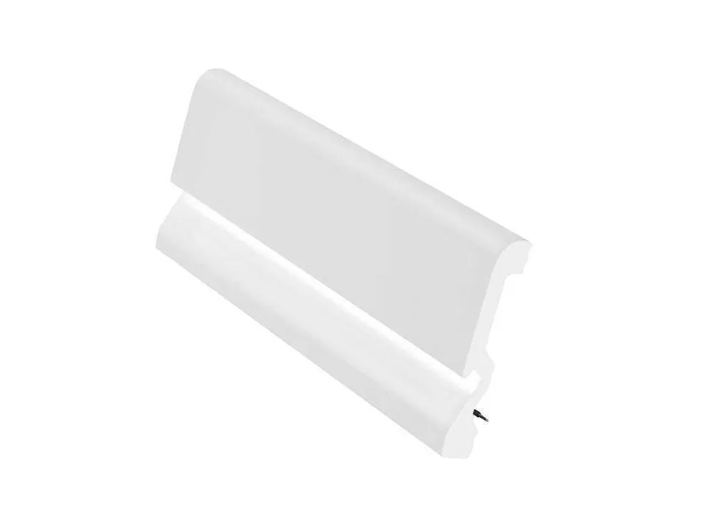 Vente-unique Conjunto De 3 RodaPés Em Polistireno C290 X A10 Cm Branco - Coreo* Rodape