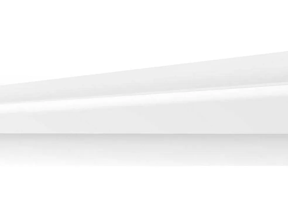 Vente-unique Conjunto De 3 RodaPés Em Polistireno C290 X A15 Cm Branco - Radeno* Rodape