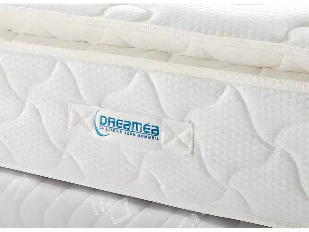 DREAMEA Conjunto Sommier + Colchão Molas Ensacadas Sobrecolchão Integrado American Dream Da - 180 X 200 Cm* Conjunto Colchão E Sommier