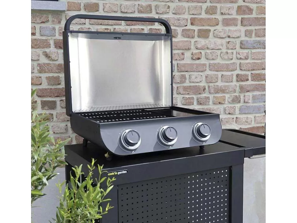 Cook'in Garden - Barbecue A Gas Flavo 60* Barbecue, Braseiro De Jardim, Plancha