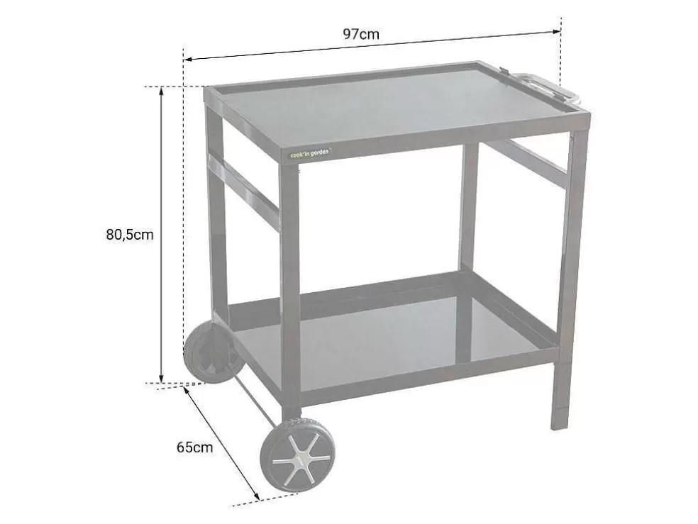 Cook'in Garden - Mesa De Grampo Para Grelha Coban* Pequenos Eletrodomésticos