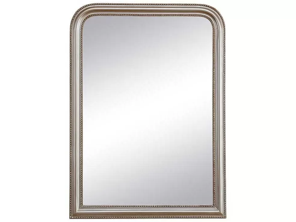 OZAIA Espelho Estilo Vintage Em Madeira De Paulownia C. 80 X A. 110 Cm Cor Champanhe - Heloise* Promoções Decoração