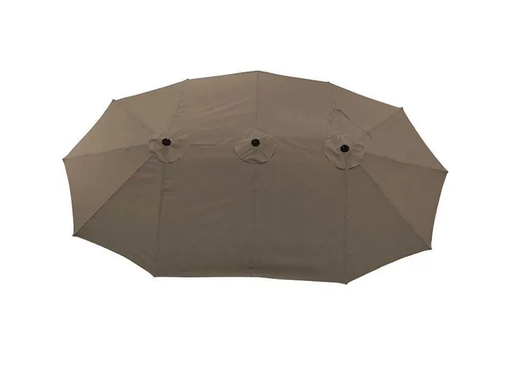 Happy Garden Guarda-Chuva Duplo 2,7X4,6M Linai Taupe* Guarda Sol