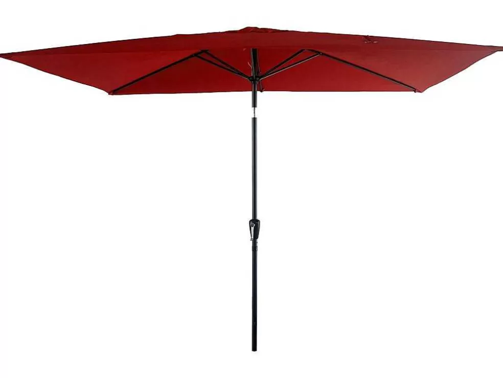 Happy Garden Hapuna Guarda-Chuva Reto Retangular 2X3M Vermelho* Guarda Sol