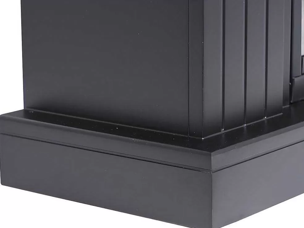 FLAMATECH Lareira Elétrica De Chao Lopevi - Com Cornija - C99 X L25 X A82,5 Cm - Preto* Lareira Elétrica