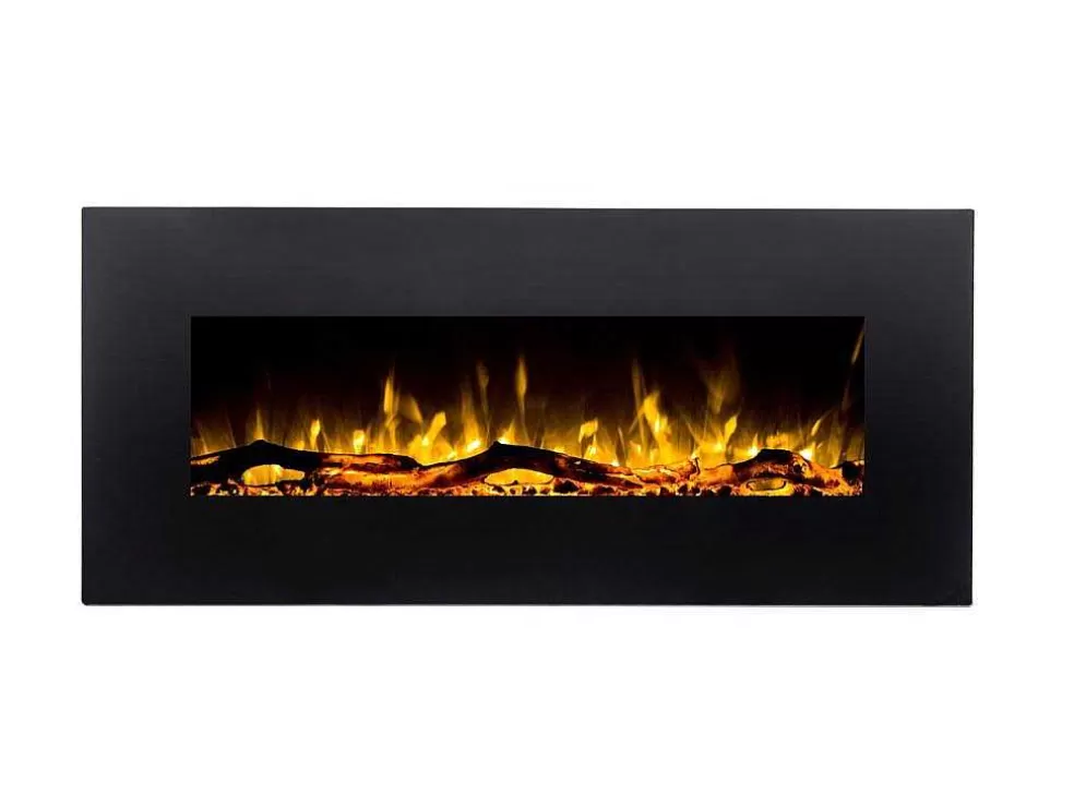 FLAMATECH Lareira Elétrica Lalita - C110 X L14 X A49 Cm - Preta* Lareira Elétrica