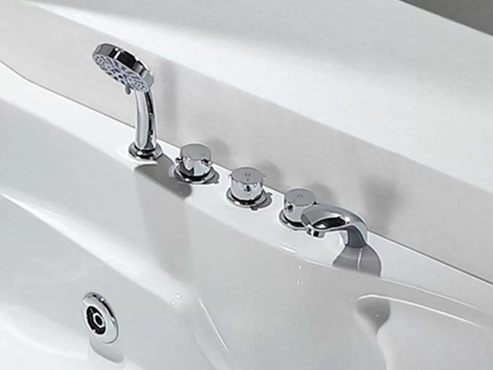 Shower & Design [Old Version][Old Version]Banheira De Hidromassagem Rafina - 2 Péssoas - C181 X L123 X A70 Cm* Banheira De Hidromassagem