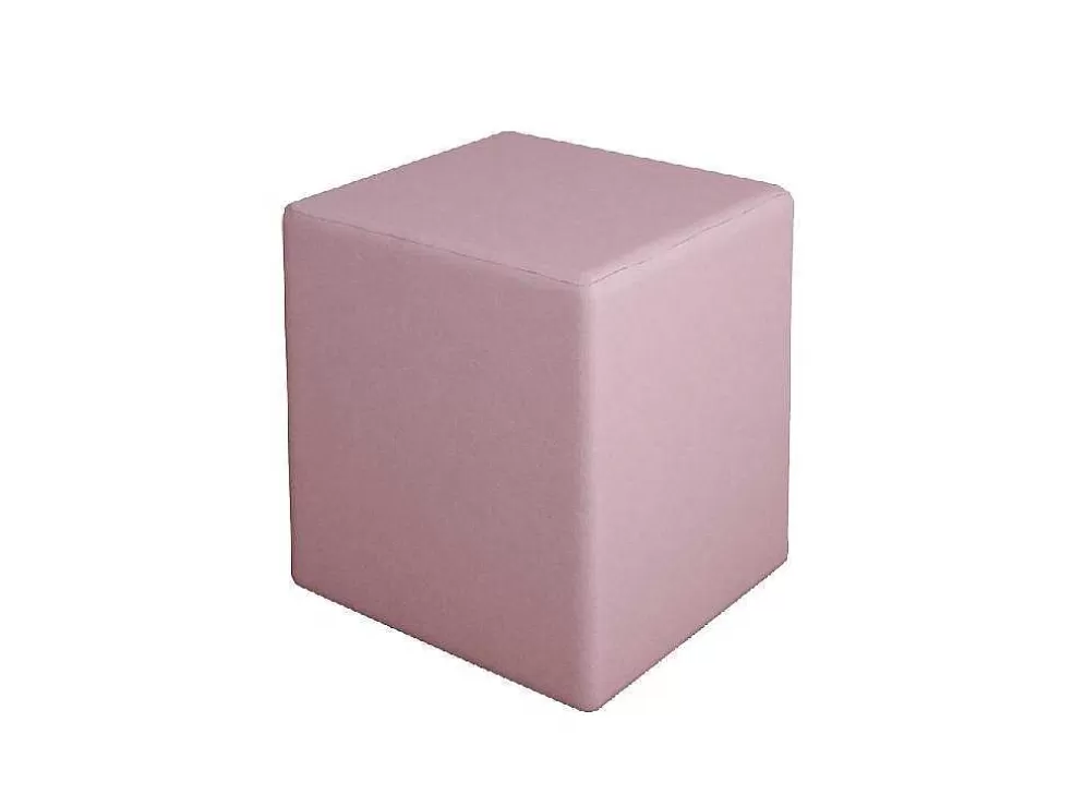 EPIKASA Pouf Milena, Cor-De-Rosa, 34X34X37 Cm, * Puff