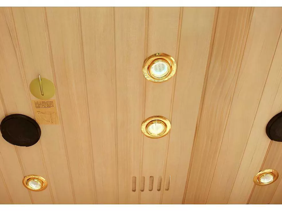 VOGUE SAUNA Sauna De Infravermelhos 2 Lugares C120 X L120 X A190 Cm 2100 W - Narvik* Sauna Infravermelhos