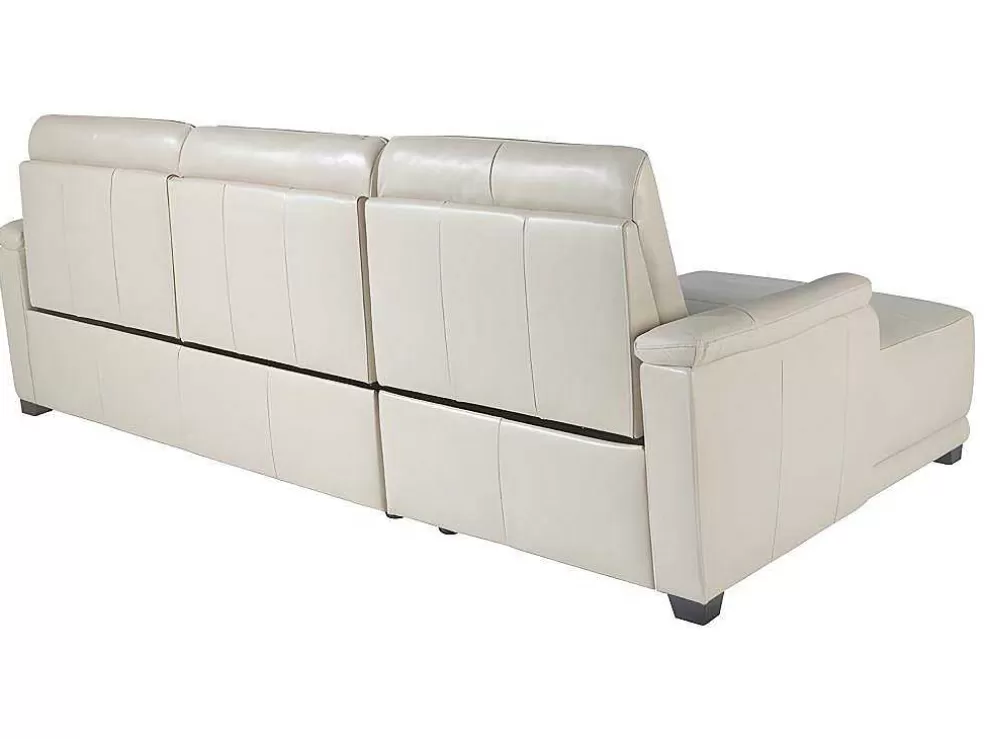 Angel Cerda Sofá Chaise Longue Em Couro E Com Relax 6155* Promoções Sofás & Poltronas