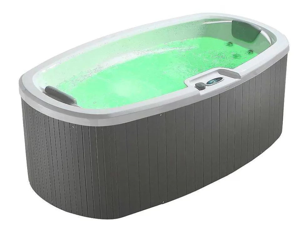 VOGUE SPA Spa De 2 Lugares Branco Perola Com Cobertura, 14 Jatos, C210 X L110 X A74 Cm, Sistema Balboa - Samoa Iv* Spa Rígido