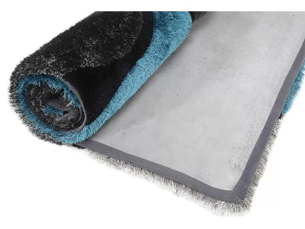 OZAIA Tapete Com Pelo Pietra Turquesa E Cinzento - Poliester - 140 X 200 Cm* Tapete De Sala