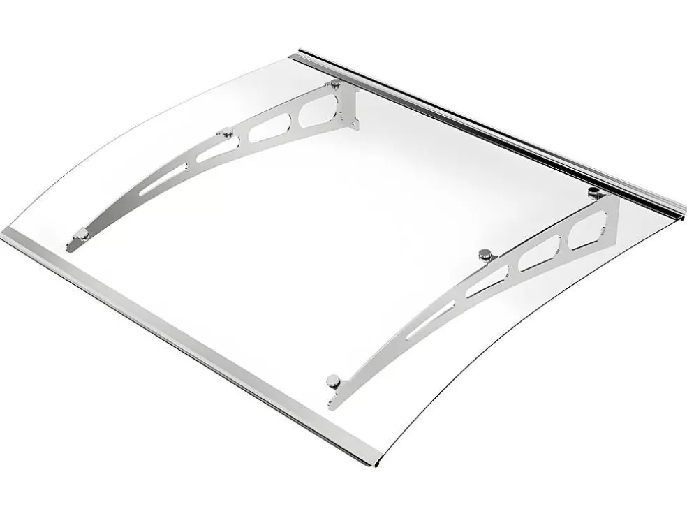 Vente-unique Toldo Direito Neona De Aluminio - 120*90*15 Cm* Cobertura De Porta