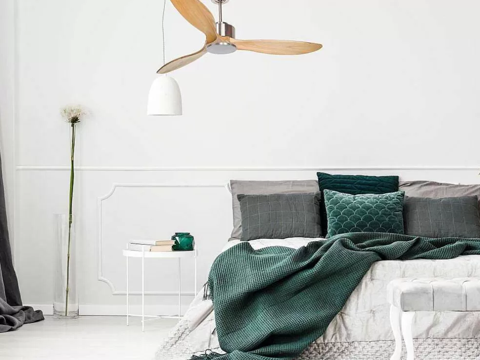 Purline Ventilador De Tecto O132 Cm Com Wifi Reversivel Hypersilence* Ventilador